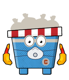 Asbest container van ContainerBuddy